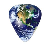 Cosmic Earth Multi-Thickness Guitar Pick Set 12 Pieces Clear Tone Comfortable Feel Strong Wear Resistance And Toughness Comes With Transparent Box