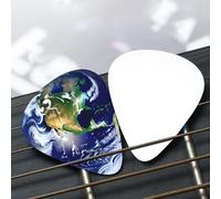 Cosmic Earth Patterned guitar pick set - (thin/medium/thick), widely compatible with all kinds of stringed instruments,