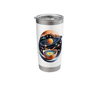Cosmic Egg Solar System Planets Orbit Space Surreal Stainless Steel Insulated Tumbler