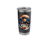 Cosmic Egg Solar System Planets Orbit Space Surreal Stainless Steel Insulated Tumbler