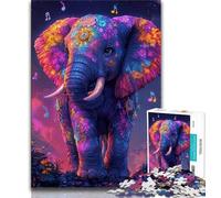 Cosmic Elephant Adult Jigsaws 1000 Pieces Difficult,Family Game Stress Reliever Difficult Challenge Great Gifts And Toys 50x75cm
