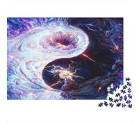 Cosmic Energy Flow 1000pc Jigsaw Featuring Unique Shapes Favourites Jigsaw As Anti-stress Puzzles for Digital Detox Activities And Retirement Gifts 38x26cm/1000pcs