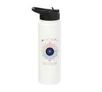 Cosmic Energy Within Mandala Galaxy Stars Stainless Steel Insulated Water Bottle