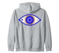 Cosmic Evil Eye for Celestial Nazar Protection Zip Hoodie