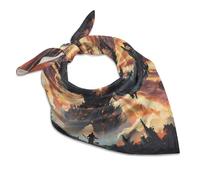 Cosmic Evil God Women's Head Scarf Hair Square Scarves Headscarf for Sleeping Travel Beach 25"x25"