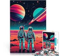 Cosmic Exploration Duo2000 Piece Adult Puzzles Decompressing Intellectual Educational Toy Unique Birthday and Gifts 70x100cm