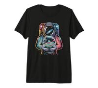 Cosmic Explorer discovering Vivid Biology in the Universe Premium T-Shirt