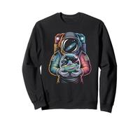 Cosmic explorer discovering vivid biology in the universe Sweatshirt