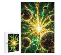 Cosmic Explosion with Planets And Asteroids Art Jigsaw Puzzle, 1000 PCS, for Adult Puzzle Fans, A Creative Way to Unwind after A Busy Day, at Home
