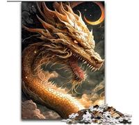 Cosmic Fantasy Dragon Jigsaw Puzzles for Adults 1000 Piece Puzzle, Challenging Game for Is Ideal As A Gift for The Whole Family (26x38cm)