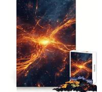 Cosmic Firestorm 1000 Piece Jigsaw Puzzle Calm Game, Perfect Connection, Joyful Challenge, Xmas Present (38x26cm)