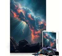Cosmic Firestorm Jigsaw Puzzles for Adults 1000 Piece Logic Fun, Smooth Thick, Playful Challenge, Xmas Santa Gift (38x26cm)