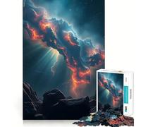 Cosmic Firestorm Jigsaws 1000 Pieces for Teenagers Brain Exercise, Cozy Fun, Real Challenge, (50x75cm)