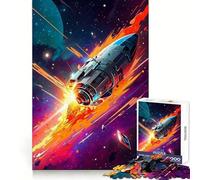 Cosmic Flight Jigsaw Puzzles for Adults1000 Pieces Focus Boost, Bright Print, Family Fun, Wall Accent (50x75cm)