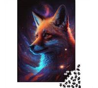 Cosmic Fox Portrait-21 Jigsaw Puzzle for Adults, 1000 Pieces Animal Puzzle, Quiet Weekend Activity, 70x50cm/1000pcs