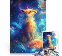 Cosmic Fox1000 Piece Jigsaws for teenagers Help the brain exercise addictive toys to cultivate patience unique challenge game 38x26cm