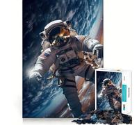 Cosmic Frontiersman Jigsaw Puzzles 1000 Pieces for Adults Logic Play, Vivid Print, Family Enjoyable, Art Piece (38x26cm)