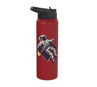 Cosmic Galaxy Astronaut Green Energy Planet Love Outer Space Stainless Steel Insulated Water Bottle