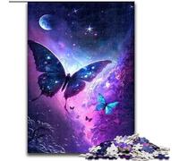 Cosmic Galaxy Butterfly Jigsaw Puzzles for Teenagers 1000 Piece Puzzle, Challenging Game And Family Play Birthday Present, Gifts, Wall Art (26x38cm)