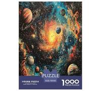 Cosmic Galaxy Jigsaw Puzzles for Adult Educational Game The Impossible Challenge 1000 Piece Difficult Hard Jigsaw Puzzles for Man And Woman with Letters on Back 70x50cm/1000pcs