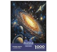 Cosmic Galaxy Jigsaw Puzzles for Adults The Impossible Challenge 1000 Pieces Difficult Hard Jigsaw Puzzles for Man And Woman with Letters on Back 70x50cm/1000pcs