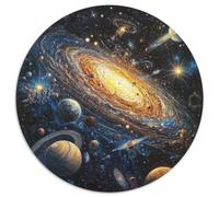 Cosmic Galaxy Jigsaw Puzzles Great Gift for Adults 1000 Piece Challenging Games Home Decoration Spiral Galaxy Jigsaw Puzzle for Adults And Kids 1000pcs (67.5x67.5cm)