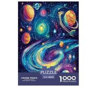 Cosmic Galaxy Jigsaw Puzzles Puzzle for Adults Kids. 1000 Piece Whimsical Challenge Toy Educational Games Home Decoration for Educational Games Gifts 38x26cm/1000pcs