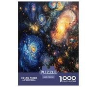 Cosmic Galaxy Jigsaw Puzzles Puzzle for Adults Kids. 1000 Pieces Whimsical Challenge Toy Educational Games Home Decoration for Educational Games Gifts 70x50cm/1000pcs