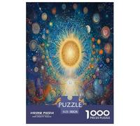 Cosmic Galaxy Jigsaw Puzzles Puzzles for Adults Kids. 1000 Piece Impossible Challenge Toy Educational Game Home Decoration for Adults& Kids Age 14 Years Up 38x26cm/1000pcs