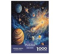 Cosmic Galaxy Jigsaw Puzzles Puzzles for Adults Kids. 1000 Pieces Impossible Challenge Toy Educational Games Home Decoration for Adults& Kids Age 14 Years Up 70x50cm/1000pcs