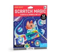 Mudpuppy Cosmic Space Scratch Magic! - Scratch & Sparkle Art Activity Kit Featuring Fun Illustrations of Outer Space for Children Ages 5 and Up