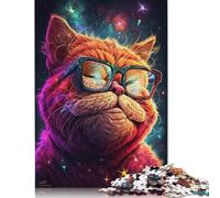 Cosmic Garfield Wearing Glasses 1000 Piece Puzzles for Adults Challenging And Brainteasing Puzzles for Adult Children 1000pcs (75x50cm)