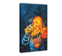 Cosmic Ghost Rider Tink Comic Book Panel Sticker Canvas Poster Wall Art Decor Print Picture Paintings for Living Room Bedroom Decoration 12x18inch(30x45cm)