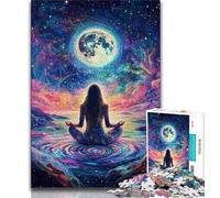 Cosmic Girl 1000 Piece Jigsaw Puzzle for Adults And Teenagers,Help The Brain Exercise Addictive Toys to Cultivate Patience Unique Challenge Game (75x50cm)