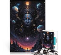 Cosmic GoddessJigsaw Puzzle for teenagers 1000 Pieces Stress Reliever Staycation Kill time is ideal as gifts for the whole family 38x26cm