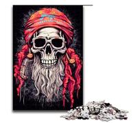 Cosmic Groove Skull JigsawPuzzle Pieces for Adults Jigsaw Puzzles Birthday Gift Idea Challenging Brain Teaser Game 1000 PCS(75x50cm)