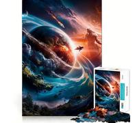 Cosmic Guardian Jigsaw Puzzles 1000 Pieces for Adults Brain Exercise, Decompress, Family Game, Home Art (38x52cm)