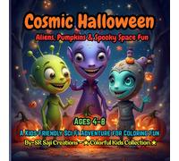 Cosmic Halloween: Aliens, Pumpkins & Spooky Space Fun: Kids-Friendly Sci-Fi Adventure for Coloring Fun - Perfect for Ages 4-8 (Spookyverse Coloring Adventures)