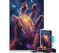 Cosmic Hand of Creation Puzzles for Adults 1000 Puzzles Think Sharper, Stress Relief, Home Fun, (50x75cm)