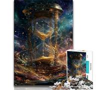 Cosmic Hourglass 1000 Piece Jigsaw Puzzle for Adults And Teenagers,Educational Toy Funny Family Games Unique Home Decor (75x50cm)