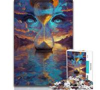Cosmic Hourglass 1000 Piece Jigsaw Puzzle for Adults And Teenagers,Quiz Game Wall Decoration Unique Birthday And Xmas Gifts 50x75cm