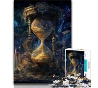 Cosmic Hourglass Jigsaw Puzzles for Teenagers 1000 Piece Puzzle,Decompressing Intellectual Educational Toy Perfect Decoration (75x50cm)
