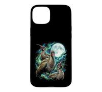 Cosmic Howling Hadeda I irds Under Full Moon Night Case for iPhone 15 Plus