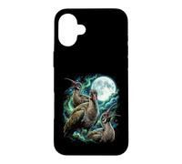 Cosmic Howling Hadeda I irds Under Full Moon Night Case for iPhone 16 Plus