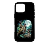 Cosmic Howling Hadeda I irds Under Full Moon Night Case for iPhone 16 Pro Max