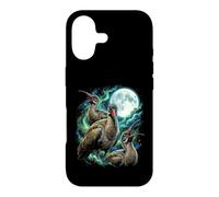 Cosmic Howling Hadeda I irds Under Full Moon Night Case for iPhone 17