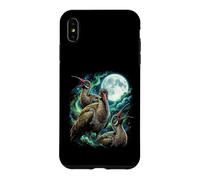 Cosmic Howling Hadeda I irds Under Full Moon Night Case for iPhone XS Max