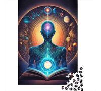 Cosmic Human Enlightenment Puzzles 1000 Piece for Adults Jigsaw Puzzles Jigsaw Puzzle Beautiful Decoration 70x50cm/1000pcs