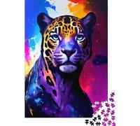 Cosmic Jaguar 5 Puzzle for Adults And Teenagers 1000 Pieces Wooden Puzzles for Adults Puzzles for Teenagers Age 12 Years Up 1000pcs (75x50cm)
