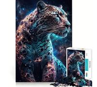 Cosmic Jaguar Puzzles for Adults 1000 Puzzles Pastime Game, Smooth Connection, Home Play, (38x52cm)